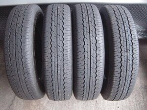 ◎T512 195/80R15 96S 4本 2023年製 新車外し? 超バリ溝 ダンロップ GRANDTREK AT20 グラントレック 23年製 ジムニーシエラ★富山市★