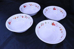 CORELLE/コレール/VITRELLE/フルーツリース/サラダボール/小ボール/皿/4枚セット/TKE1275