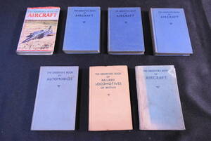 当時物/The observers book of Aircraft/1963年/1959年/1968年/本/航空/機関車/車/まとめて/計7点/UKW219