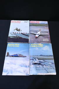 米航空雑誌/Aviation Week＆Space Technology/米国版/1978年発行/9月/September/4冊/週刊/雑誌/古雑誌/航空機/飛行技術/英字/UKQ2009