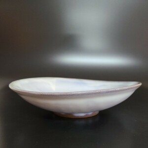 萩焼　深皿　カレー皿　未使用　天龍窯　(ai62)