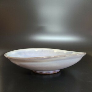 萩焼　深皿　カレー皿　未使用　天龍窯　(ai63)
