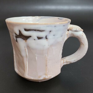 萩焼　渋谷泥詩　珈琲器　コーヒーカップ　未使用保管品(ap89)