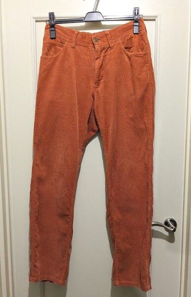 w closet ダブルクローゼット オレンジ コーデュロイ 薄手 パンツ