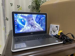 1円〜ゲーミング第7世代 Intel Core i5 7200U Dell Inspiron 5567 8GB/新品SSD256GB/Bluetooth/Wifi/Win11/Webカメラ/Office/15.6型FHD