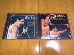 【輸入盤CD】Queen / クイーン Unofficial盤2枚セット / You're My Best Friend / Live In Milano 1984 Part 1