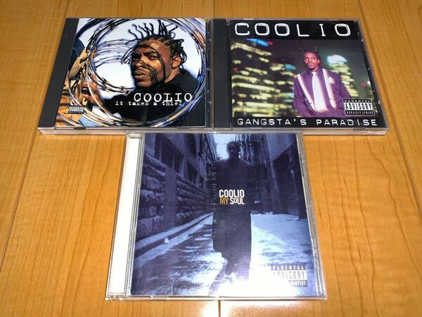 【即決送料込み】クーリオ / Coolio アルバム3枚セット / It Takes A Thief / Gangsta's Paradise / My Soul 輸入盤CD / G-RAP