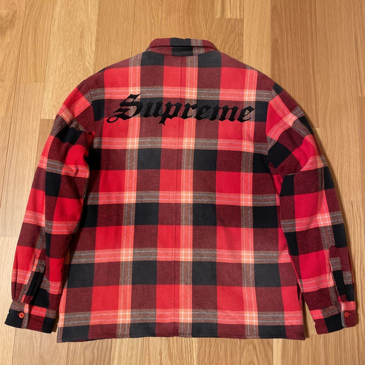 ヤフオク! -「supreme チェック シャツ」の落札相場・落札価格