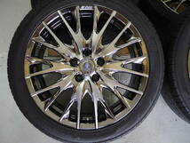 WORK PIETRA ct2 ワーク ピエトラ ct2 18inch 7.0J 5H114.3+48 中古タイヤ 225/45R18 ヴェゼル オデッセイ レヴォーグ RX-8_画像3