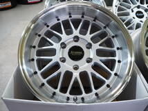 カスタムサイズ 要オーバーフェンダー 深リム メッシュ levanna V10LTH 18inch 6H139.7 9.0J+25 SS トランパスTX 225/50R18 ハイエース_画像3