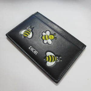 ○　DIOR MEN ディオール KAWS hanny Bee ハチ 蜂 カードケース 本物 名刺入れ 限定品 完売