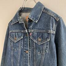 80s USA製 Levi's リーバイス 760001-0214 デニムジャケット レディース Gジャン_画像3