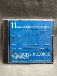  CD 未開封　見本品　SINGLE COLLECTION NOVEMBER,1991 EPIC/SONY RECORDS 