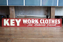 新品　KEY WORK CLOTHES ワーク　アメリカ　USA 世田谷ベース　アメカジ　ウェアハウス　デニム　オーバーオール　インテリア_画像1
