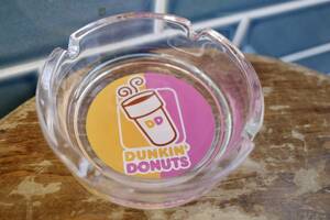  новый товар Dunkin' Donuts Dan gold пончики стекло пепельница ASHTRAY Setagaya основа интерьер товары для курения интерьер предприятие Logo 