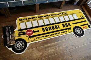  new goods SCHOOL BUS mat school bus american interior Ame car STOP Hollywood 