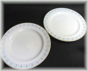 …　ノリタケ Noritake　プレート　約25.5cm　2枚　…U　　　　　　　大皿日本陶器昭和レトロ花柄