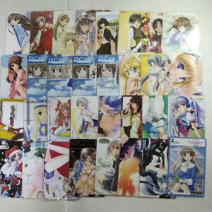 美少女アニメ・ゲーム 13　テレカ　50度数　32枚セット　未使用品 (16枚 裏に汚れ)