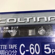 MO■未使用/未開封■ダイエー コルティナ カセットテープ C-60 5パックセット 一般用60分 ノーマルポジション 記録媒体 COLTINA_画像5