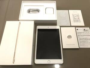 ★★★ 美品　Apple iPad mini 4 ゴールド 128GB Wi-Fi 1オーナー