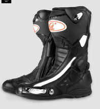 新入荷 SPEED オートバイ レーシングブーツ バイク用ブーツ 靴 サイズ44 27-27.5cm_画像2