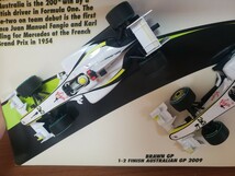 MINICHAMPS ミニチャンプス 1/43 BRAWN GP 1-2 finish Australian GP 2009 ブラウングランプリ　3,009pcs 限定　ミニカー　激レア　稀少品_画像7