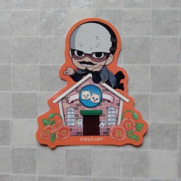 ゴールデンカムイ 黄金遊戯 花やしきマルハナ縁日 ダイカットステッカー 鶴見中尉