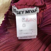 美品　イッセイミヤケ　切替　変形　アシメ　プリーツ　M パープル　カットソー　ISSEI MIYAKE グラデーション　希少　please please_画像8