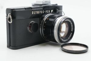 ★☆全額返金保証！最速発送！【OLYMPUS PEN-FT ブラック E.ZUIKO Auto-S 40mm F1.4 シャッターOK】★☆（202309-22650-kaitori）