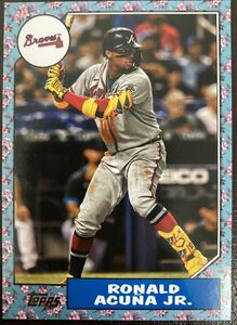 topps　RONALD ACUNA JR. ロナルド・アクーニャ・ジュニア 桜　パラレル