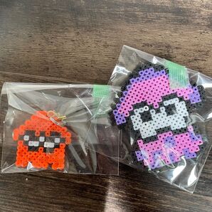 スプラトゥーン アイロンビーズ キーホルダー