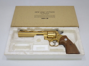 h3J139Z70 Kokusai new Colt python 357 Magnum 24K STEEL MODEL 6 -inch NO.36 SMG