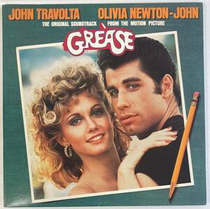  grease (1978) music produce : Lewis * cent Lewis rice record LP 2 sheets set RSO RS-2-4002 see opening 