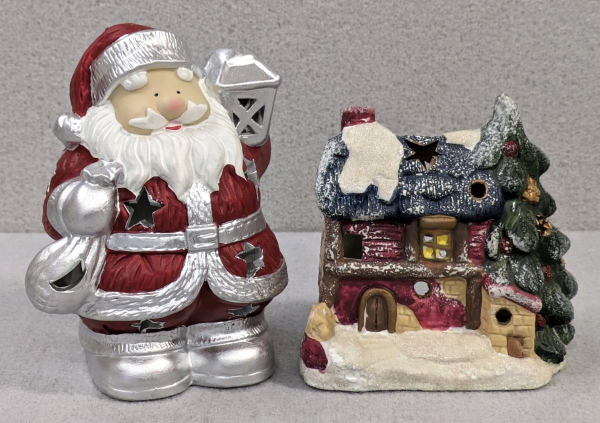 ☆THUN☆トゥーン クリスマス 陶器の置物 サンタクロース イタリア製