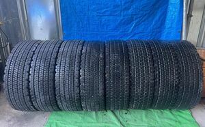 245/70R19.5 136/134J ブリジット　W900 スタッドレス　8本 10mm〜12mm 2021年式　　送料無料