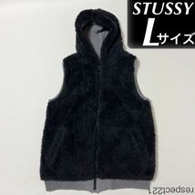 STUSSY 京都チャプト 15周年記念限定リバーシブルパーカーベスト ( ステューシー チャプト 周年 記念 限定 JKT ジャケット oldstussy ) L_画像1