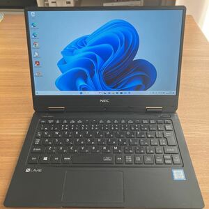 G112 NEC versapro VF-3 PC-VKT25FB7S3R3 Core i5 7200U メモリ8GB SSD248GB Windows11 軽量小型