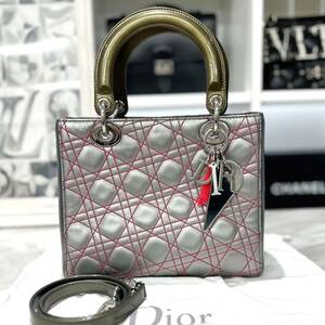 Красота ☆ Dior Lady Dior Kanage 2way Metallic Silver