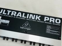 BEHRINGER ベリンガー ULTRA LINK PRO スプリッター ミキサー MX882 通電確認済 SK-231020044_画像6