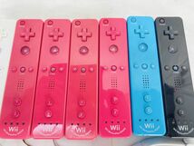Nintendo 任天堂 Wii リモコン モーションプラス + / ピンク レッド ブラック ブルー ホワイト セット まとめ HY-231019013_画像3