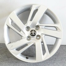 ライズ 純正 中古 アルミホイール シルバー 16インチ 6J インセット40 PCD100 4H ハブ経約54mm トヨタ wheel:504_画像1