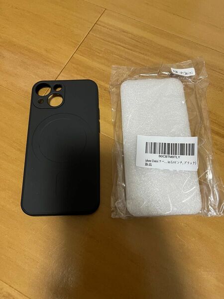 iPhone 13mini ケース カバー 黒 ブラック Magsafe