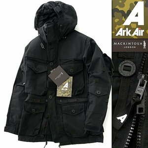 新品 10.5万 マッキントッシュロンドン 英国製 ArkAir スナイパー スモック 38(M) 黒 【J44697】 パーカー ブルゾン ジャケット BDU