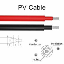 MC-4 ソーラー toアンダーソン anderson powerpole 10AWG コネクター 太陽光パネル ケーブル スアダプター 30A_画像4