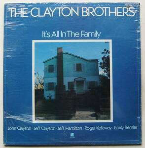 ◆ 未開封・稀少 ◆ CLAYTON BROTHERS - EMILY REMLER / It's All In The Family ◆ Concord Jazz CJ-138 ◆