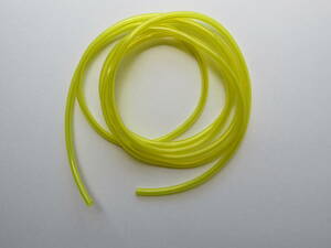  燃料ホース　1ｍ　サイズ3mmX5mm　黄色ホース　fuel hose ヒューエルホース　ガソリンホース　　燃料タンク　　(黄色ホース1ｍ)