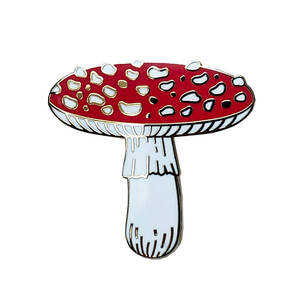 【海外買い付け/新品/激レア/即決】Fly agaric/ベニテングタケ/マッシュルーム/ピンズ/ピンバッジ/マジック/レッド (ar215-29)