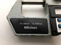 ミツトヨ デジタルマイクロメーター 0-25mm 293-401 J21-15_画像3