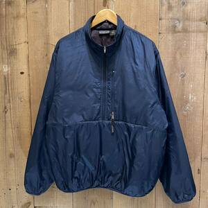 【サイズ M】 1996年 USA製 Patagonia パフボール ジャケット ビンテージ アメリカ古着 パタゴニア プルオーバー ナイロン 90s ネイビー