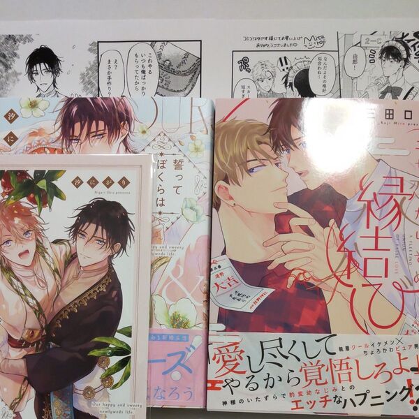汐にがり 誓ってぼくらは新婚です 三田ロジ ニセ恋かりそめ縁結び コミコミ特典付